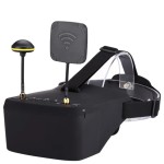 EV800D 5.8G 40CH 5 Inch 800*480 Video Headset HD DVR Diversity With Battery for RC Model RC Drone